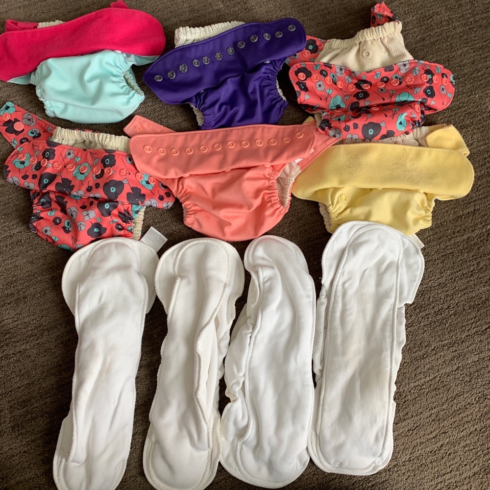 Grovia cloth diapers and inserts